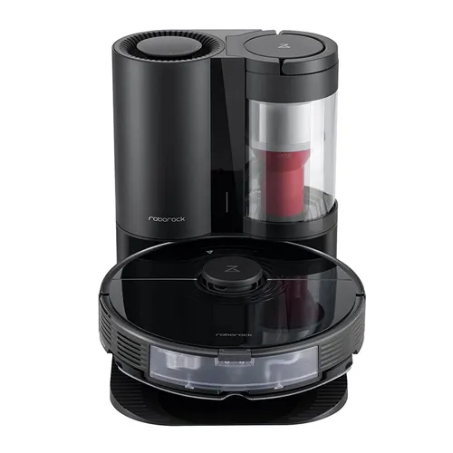 Roborock S7 MaxV Plus Negro | Aspiradora inteligente | Robot Vacuum Cleaner Automatyczny powrót stacji bazowejTak