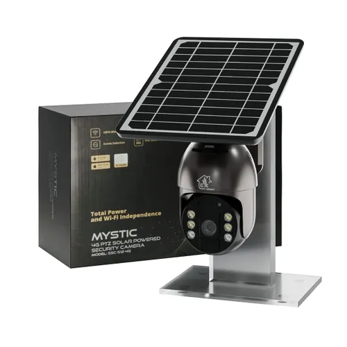 Extralink Mystic 4G PTZ | Kamera 3G/4G/LTE | z panelem solarnym 8W, 1080p, IP66, 4x akumulator 18650 Generacja sieci mobilnej4G