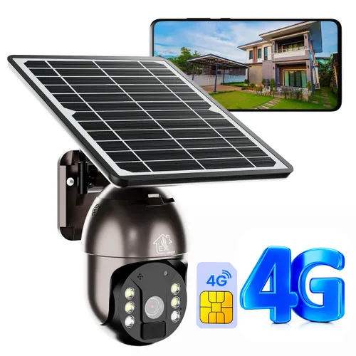 camara IP solar 3G 4G exterior placa solar bateria tarjeta SD