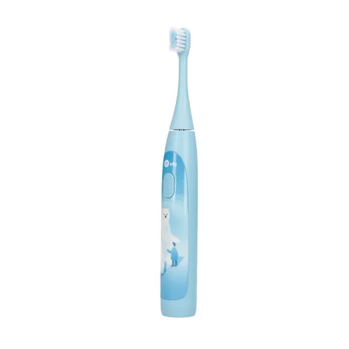 infly T04X Azul | Cepillo de dientes sónico | para ninos, hasta 42.000 rpm, IPX7, 30 días de trabajo KolorNiebieski
