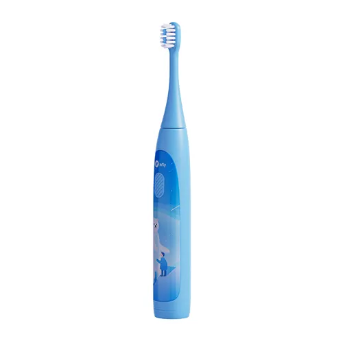 infly T04B Azul | Escova de dentes sônica | para crianças, até 42.000 rpm, IPX7, 30 dias de trabalho KolorNiebieski