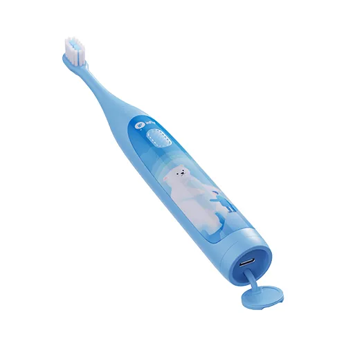 infly T04B Синий | Звуковая зубная щетка | для детей, до 42 000 об/мин, IPX7, 30 дней работы 2