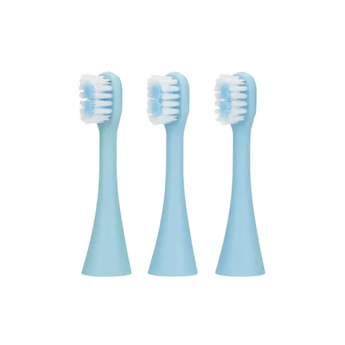 infly T04B/T04X Blue | Toothbrush head | 3 pack 0