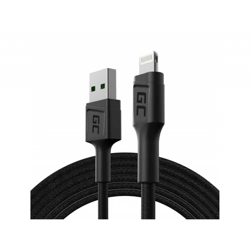 Green Cell KABGC18 | USB - Lightning Kablo | 200cm, iPhone, iPad, iPod, hızlı şarj için Długość kabla2