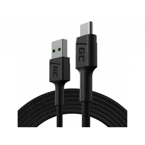 Green Cell KABGC19 | USB kabel | USB - USB typu C 200 cm, rychlé nabíjení Ultra Charge, QC 3.0 0