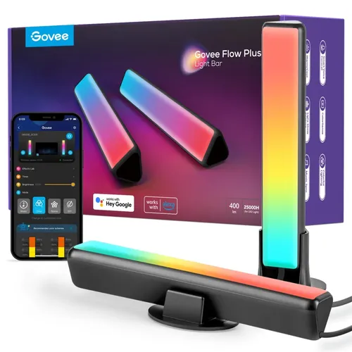 Govee H6056 Flow Plus | LED-Lampe | RGBICWW, Wi-Fi, Alexa, Google 0