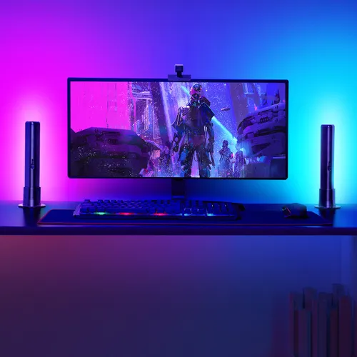 Govee H6054 Flow Pro TV | Lampy LED | RGBICWW, Wi-Fi, Alexa, Google Częstotliwości Wi-Fi2,4