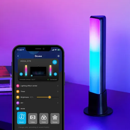 Govee H6054 Flow Pro TV | Lampy LED | RGBICWW, Wi-Fi, Alexa, Google Ilość na paczkę1