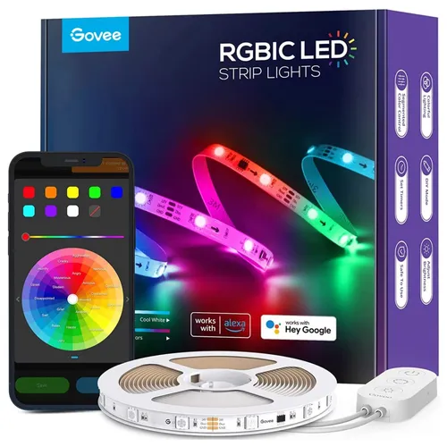 Govee H6143 5m | Faixa de LED | Wi-Fi, Bluetooth, RGBIC 0