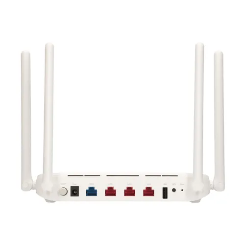 Fiberhome SR1041K | Router | Mesh, VPN, VLAN, WiFI6, AX1500, Dual Band, 4x RJ45 1000Mb/s, 1x USB Standard sieci LANGigabit Ethernet 10/100/1000 Mb/s