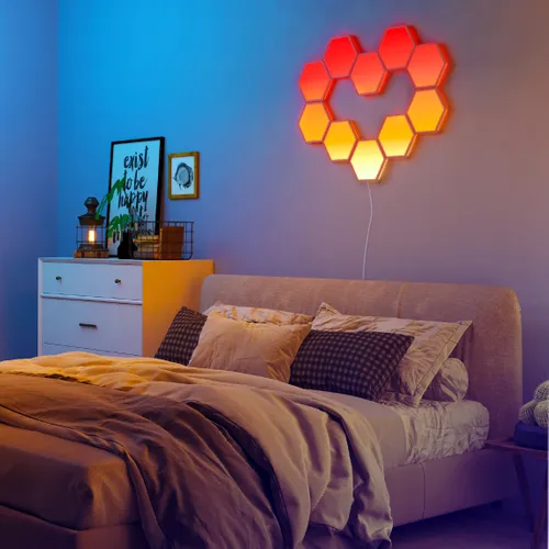 Govee H6061 Glide Hexa | LED Panel | RGBIC Materiał obudowyPlastik