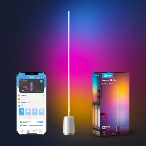 Govee H6072 Lyra | LED Floor Lamp | RGBICWW Częstotliwości Wi-Fi2,4