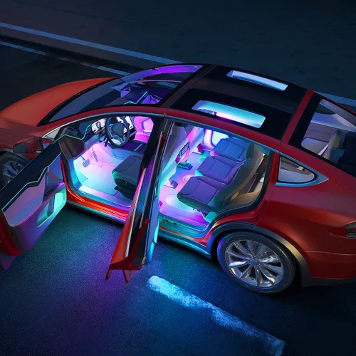 Govee H7090 | Oświetlenie wnętrza samochodu | RGBIC Ilość na paczkę4