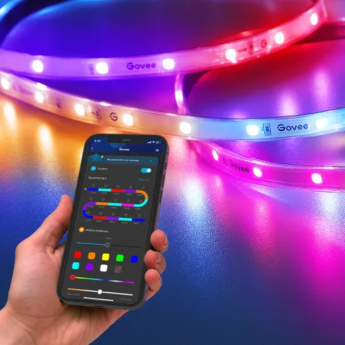 Govee H6172 Outdoor 10m | LED Strip | Wi-Fi, Bluetooth, RGBIC, IP65 1