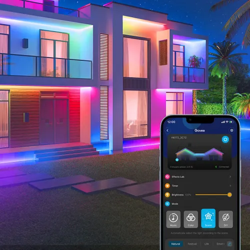 Govee H6172 Outdoor 10m | LED Strip | Wi-Fi, Bluetooth, RGBIC, IP65 4