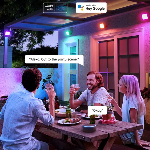 Govee H7060 | LED Flood Lights | RGBICWW, IP65, Bluetooth, Wi-Fi 2