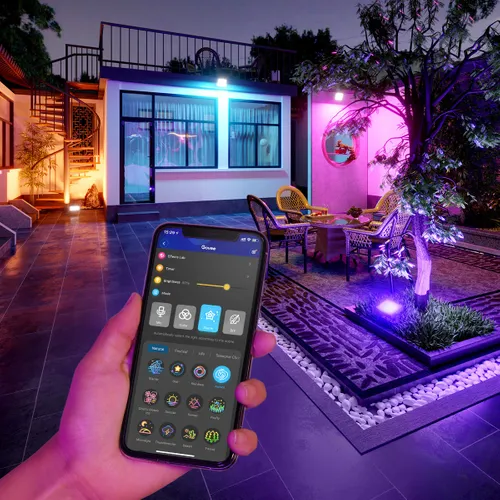Govee H7060 | LED Flood Lights | RGBICWW, IP65, Bluetooth, Wi-Fi 3
