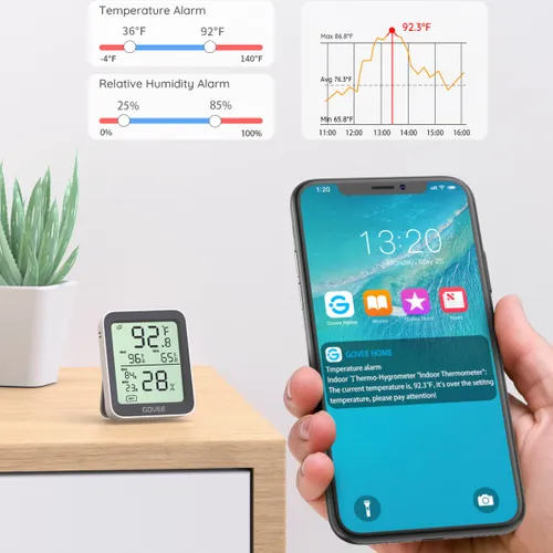 Govee H5075 | Teploměr a vlhkoměr | Bluetooth, displej 3