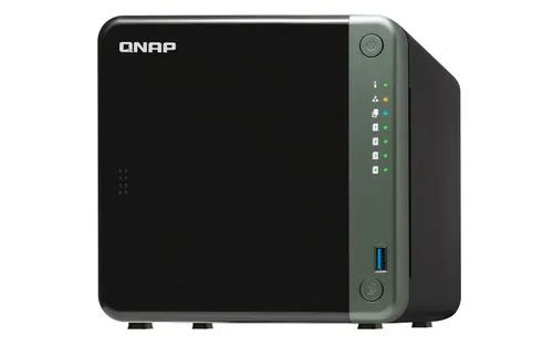 Qnap TS-453D-4G | Servidor NAS | 4x HDD, 4GB DDR4, Celeron J4125, 2.7GHz Adapter zewnętrznego zasilaniaTak
