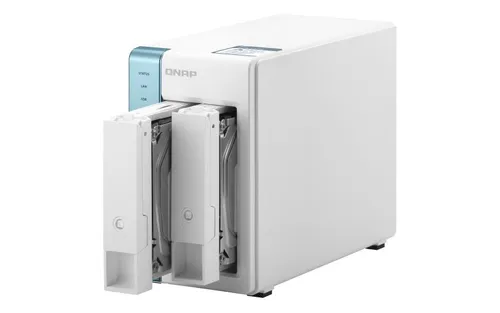 Qnap TS-231P3-2G | NAS server | 2x HDD, 2GB DDR3,  AL314, 4 core, 1.7GHz Auto-rebuildTak