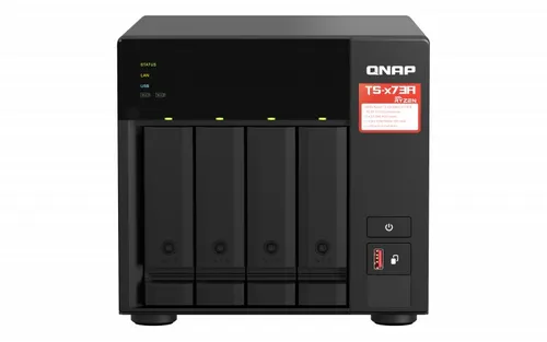 Qnap TS-473A-8G | NAS Server | 4x HDD, 8GB DDR4, Ryzen V1500B, 2.2GHz Cechy kopii zapasowejChmura, Dysk USB, iSCSI LUN