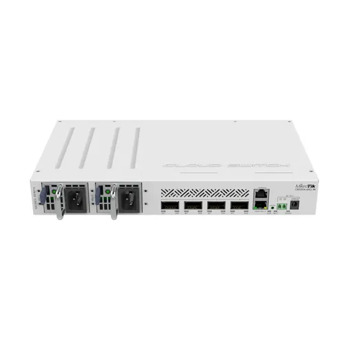 MikroTik CRS504-4XQ-IN | Přepínač | Cloud Router Switch, 4x 100G QSFP28, 1x RJ45 100Mb/s Ilość portów LAN1x [10/100M (RJ45)]
