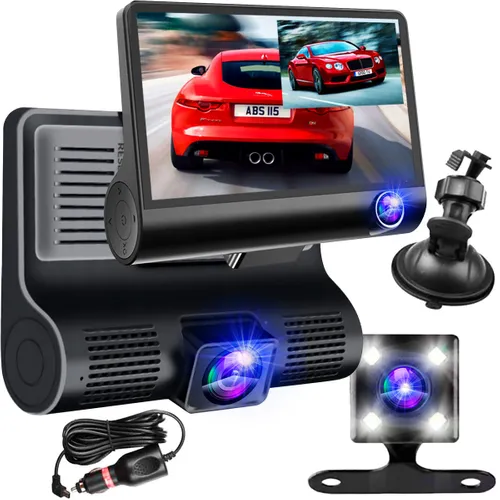Extralink Q12 | Grabador de vídeo para coche | cámara de salpicadero BluetoothNie