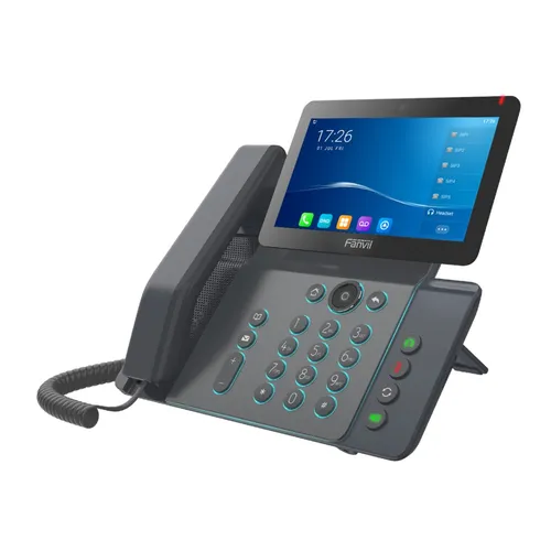 Fanvil V67 | Telefone VoIP | Wi-Fi, Bluetooth, Android, Áudio HD, RJ45 1000Mb/s PoE, display LCD Adaptacyjny bufor jitteraTak