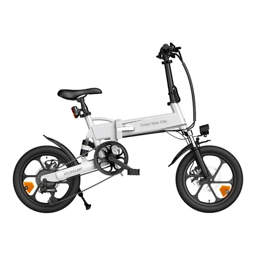 Ado E-bike A16XE White | Electric bicycle | foldable, 250W, 25km / h, 36V 7.5Ah, range up to 70km 1