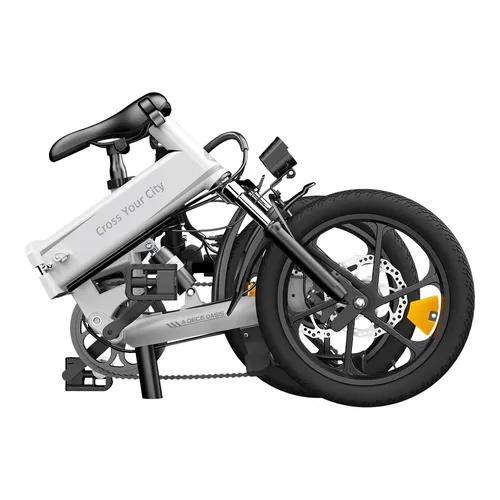 Ado E-bike A16XE Blanco | Bicicleta eléctrica | plegable, 250W, 25km/h, 36V 7.5Ah, alcance hasta 70km 2