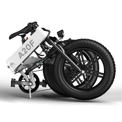 Ado E-bike A20F+ Bianco | Bicicletta elettrica | pieghevole, 250 W, 25 km / h, 36 V 10.4 Ah, portata fino a 80 km 3