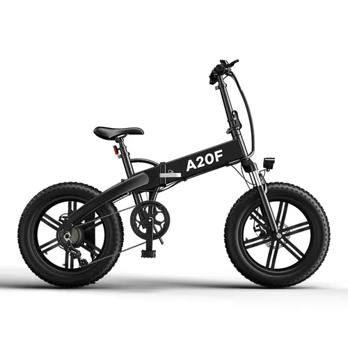 Ado E-bike A20F+ Nero | Bicicletta elettrica | pieghevole, 250 W, 25 km / h, 36 V 10.4 Ah, portata fino a 80 km 2