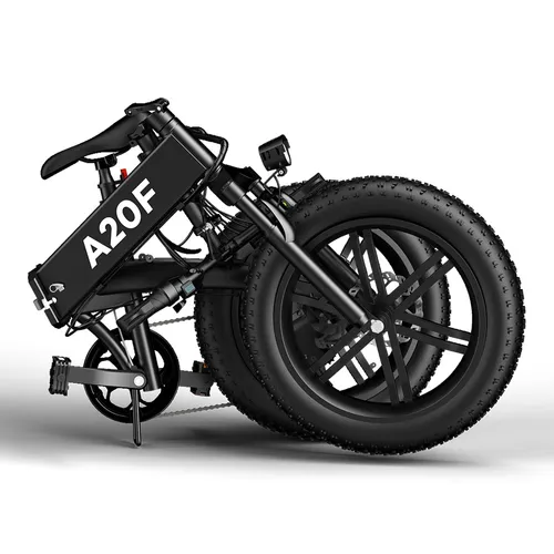 Ado E-bike A20F+ Czarny | Rower elektryczny | składany, 250W, 25km/h, 36V 10.4Ah, zasięg do 80km 3