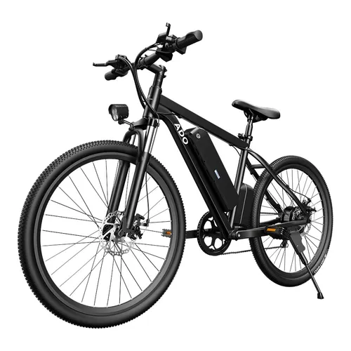 Ado E-bike A26+ Nero | Bicicletta elettrica | 250 W, 25 km / h, 36 V 12.5 Ah, portata fino a 100 km KolorCzarny