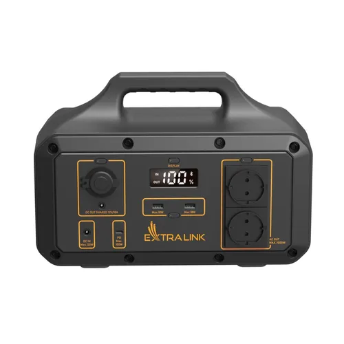 Extralink Power Ranger EPS-S600S Jackery, Bluetti, Ecoflow replacement | Power station | 680 Wh, Li-ion BluetoothTak