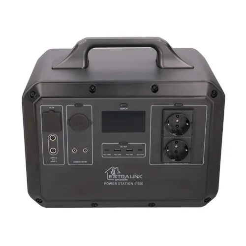 Extralink Power Ranger EPS-S1500F Jackery, Bluetti, Ecoflow replacement | Power station | 1568 Wh, 1500W, LiFePO4 Ilość portów USB typu C1
