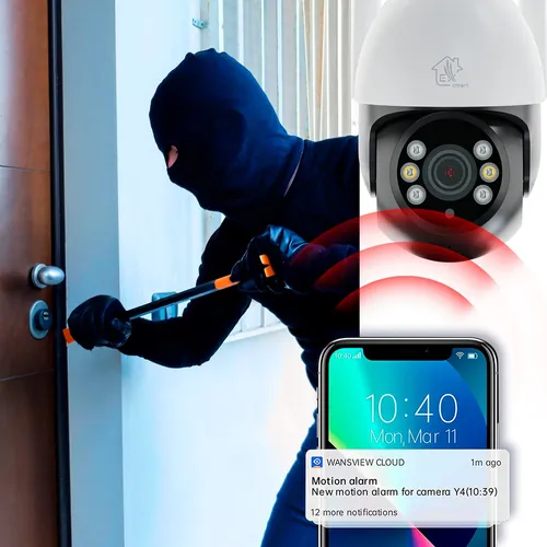 Extralink Perun Outdoor Security Camera EOC-268 | IP Kamera | 1296p, PTZ Kolor produktuCzarny, Biały