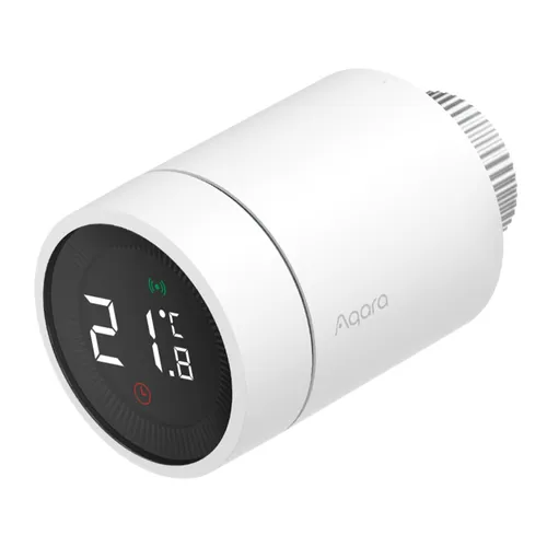 Aqara Radiator Thermostat E1 | Termostat | Głowica termostatyczna, Zigbee 3.0, SRTS-A01 Działa z Apple HomeKitTak