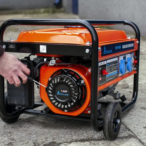 Extralink EGP-3000 | Generatore di corrente | benzina, 3kW 1F Liczba baterii1