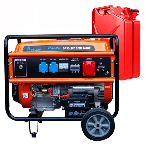 Extralink EGP-5500 | Stromgenerator | Benzin, 5,5kW 3F Częstotliwość znamionowa50