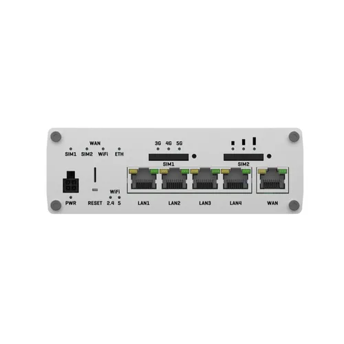 Teltonika RUTX50 | Profesjonalny przemysłowy router | 5G, Wi-Fi 5, Dual SIM, 5x RJ45 1000Mb/s Szerokość produktu132