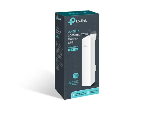 TP-Link CPE220 | Punto de acceso | MIMO, N300, 2x RJ45 100Mb/s, 12dBi 3