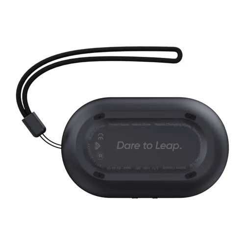 Realme Pocket Bluetooth Speaker Classic Black | Alto-falante portátil | Bluetooth 5.0, IPX5, USB-C 4