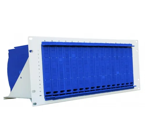 Mantar PS 19 4U 192J Modularer Glasfaser-Patchpanel, Tiefe 170 mm KolorSzary