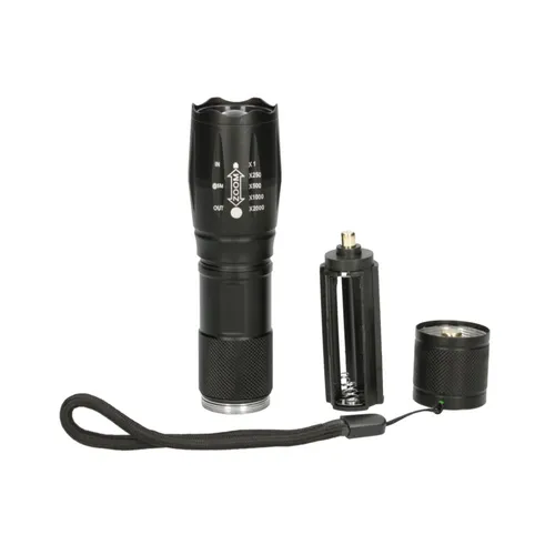 Extralink EFL-1008 Freya | LED Flashlight | battery, 10W, 200lm Materiał obudowyAluminium