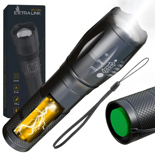 Extralink EFL-1008 Freya | Lanterna LED | bateria, 10W, 200lm AkumulatorekNie