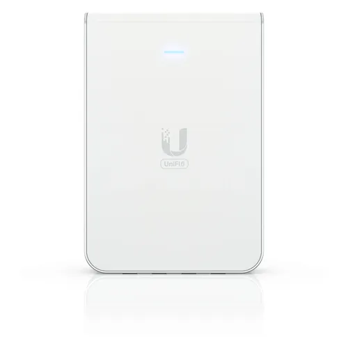 Ubiquiti U6-IW | Punto di accesso | UniFi6 In-Wall, WiFi 6 Dual Band, 1x GbE PoE In, 4x GbE PoE Out 5 GHzTak