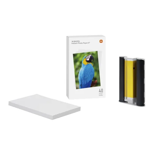 Xiaomi Instant Photo Paper 6" | Papel fotográfico | 40 folhas 0