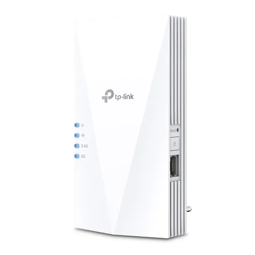 TP-Link RE500X WiFi Sinyal Genişletici, AX1500, Çift Bant, 1x RJ45 1000Mb/s Częstotliwość pracyDual Band (2.4GHz, 5GHz)