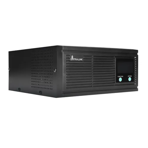 Extralink Piorun 600VA/480W | Инвертор мощности | чистая синусоида, напряжение батареи 12 В постоянного тока Kolor produktuCzarny